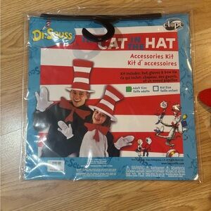 Dr. Seuss Red and White Cat in the Hat Costume Set